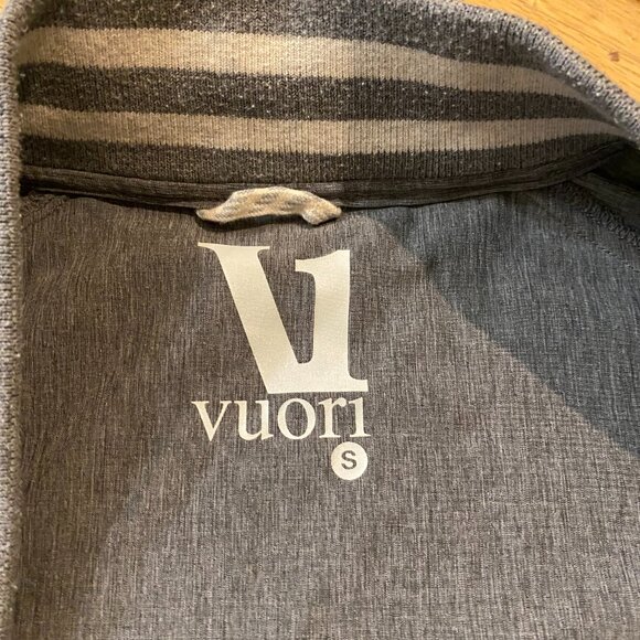 Vuori Grey Lightweight Track Jacket Small - Picture 3 of 6